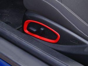 Окантовки кнопок регулировки сидений в салоне Red Line для Chevrolet Camaro 2016-